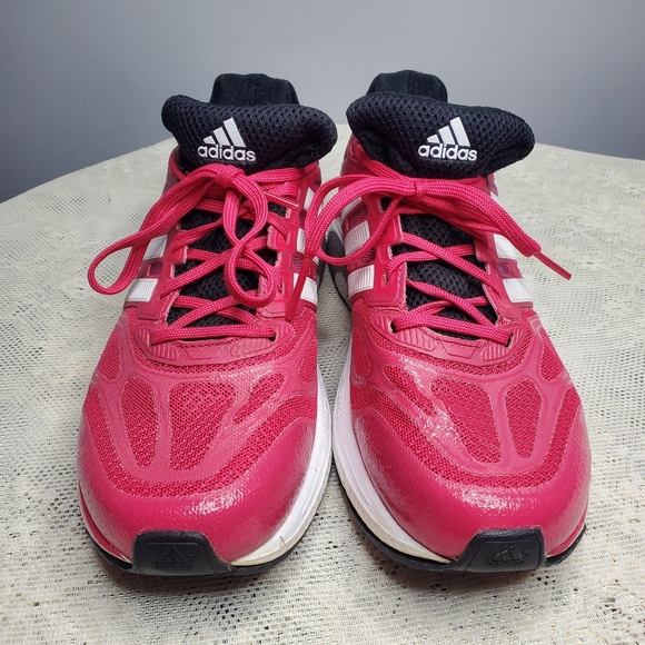 Adidas supernova sequence running training sneaker hot pink white black size 8 - Picture 3 of 12